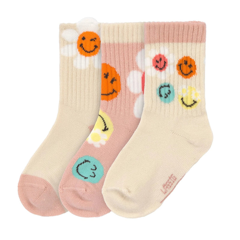 Lassig - Chaussettes SmileyWorld® (lot de 3) GOTS