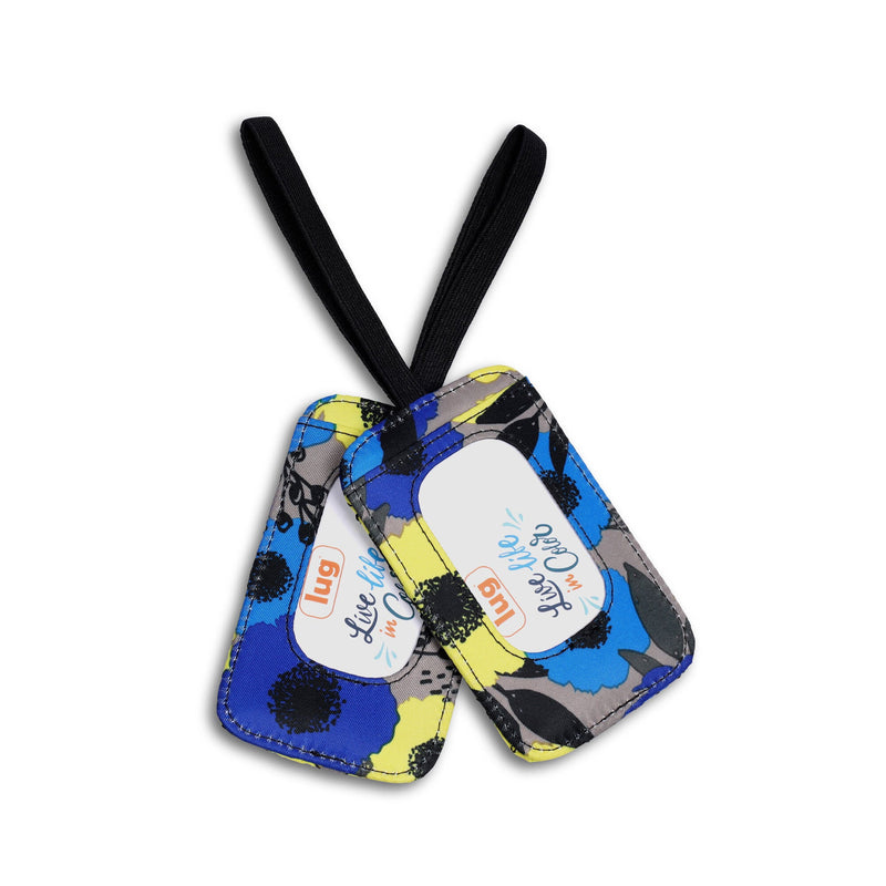 Lug - Baggage Claim Luggage Tags, Set of 2 - Peony Blue