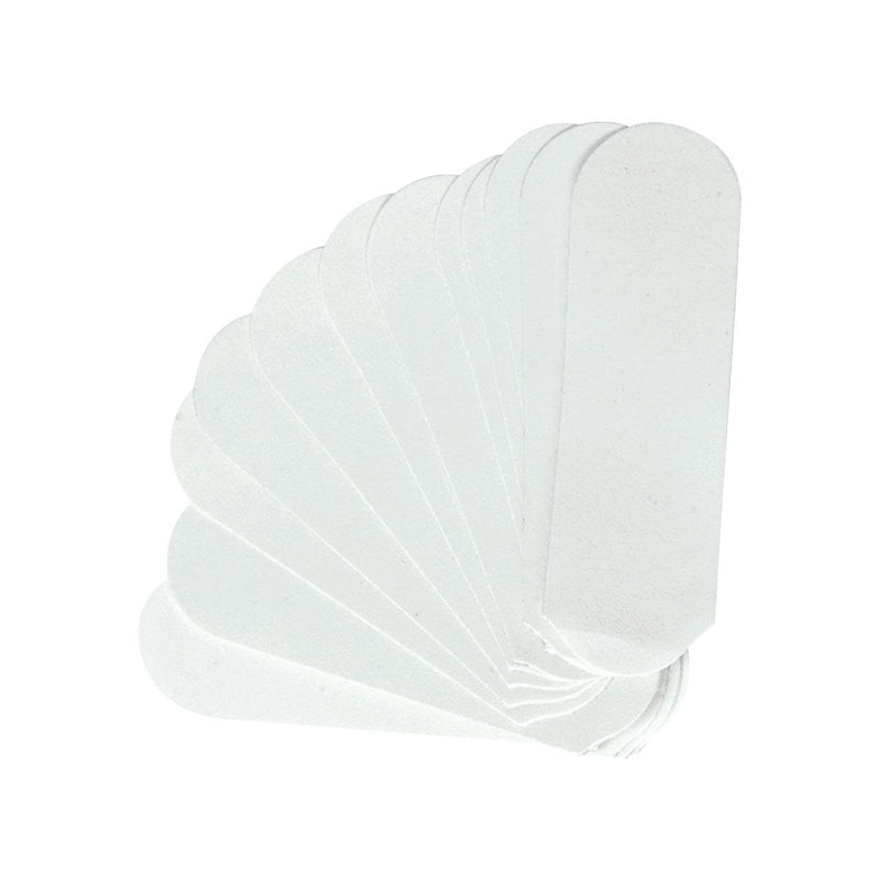 Cuccio 50-pack white 180 grit pedicure refill paper files