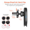 HyperGear – Car Mount 3-in-1 Kit Mag Grip with 15W Magnetic Wireless Fast Charging - Black