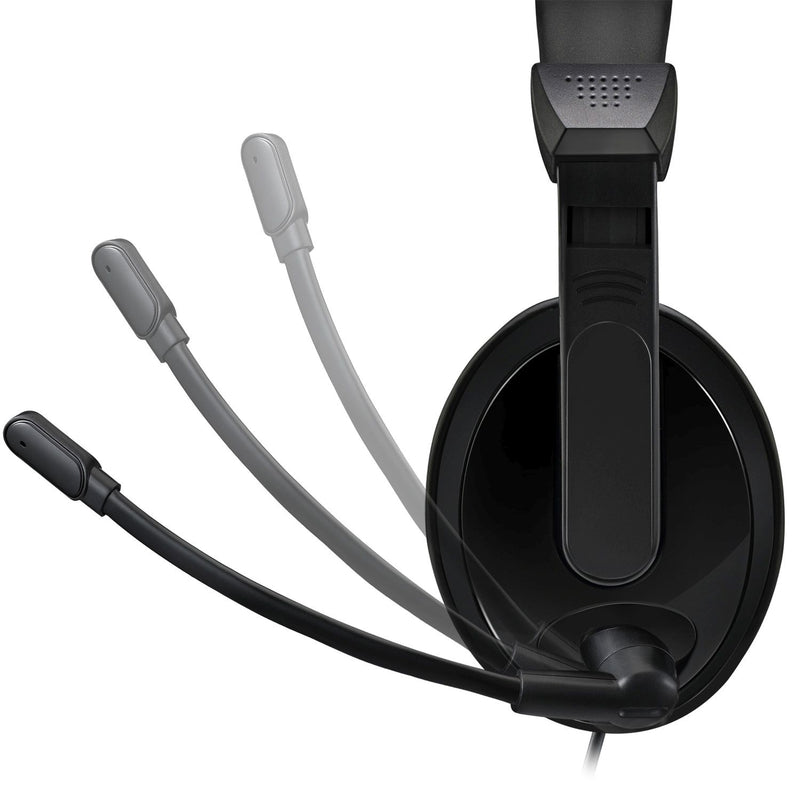 Adesso Xtream H5U USB Stereo Headset with Boom Mic in black – view 5