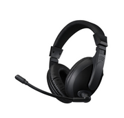 Adesso Xtream H5U USB Stereo Headset with Boom Mic in black