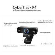 Adesso CyberTrack K4 4K Webcam – view 3