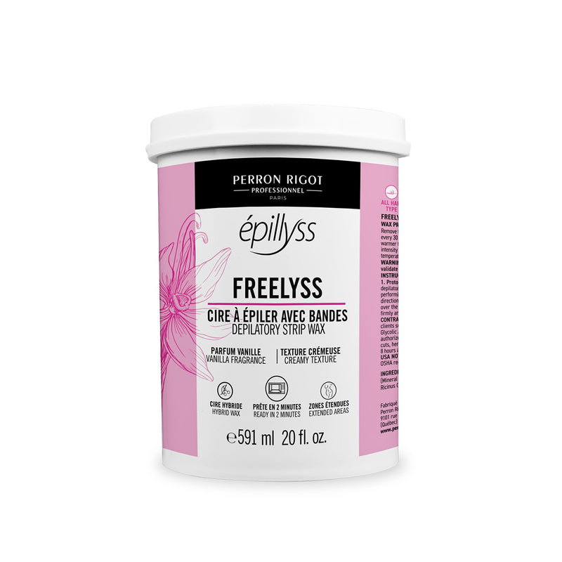 Epillyss Freelyss Warm Wax, Creamy White, 591 mL / 20 oz jar