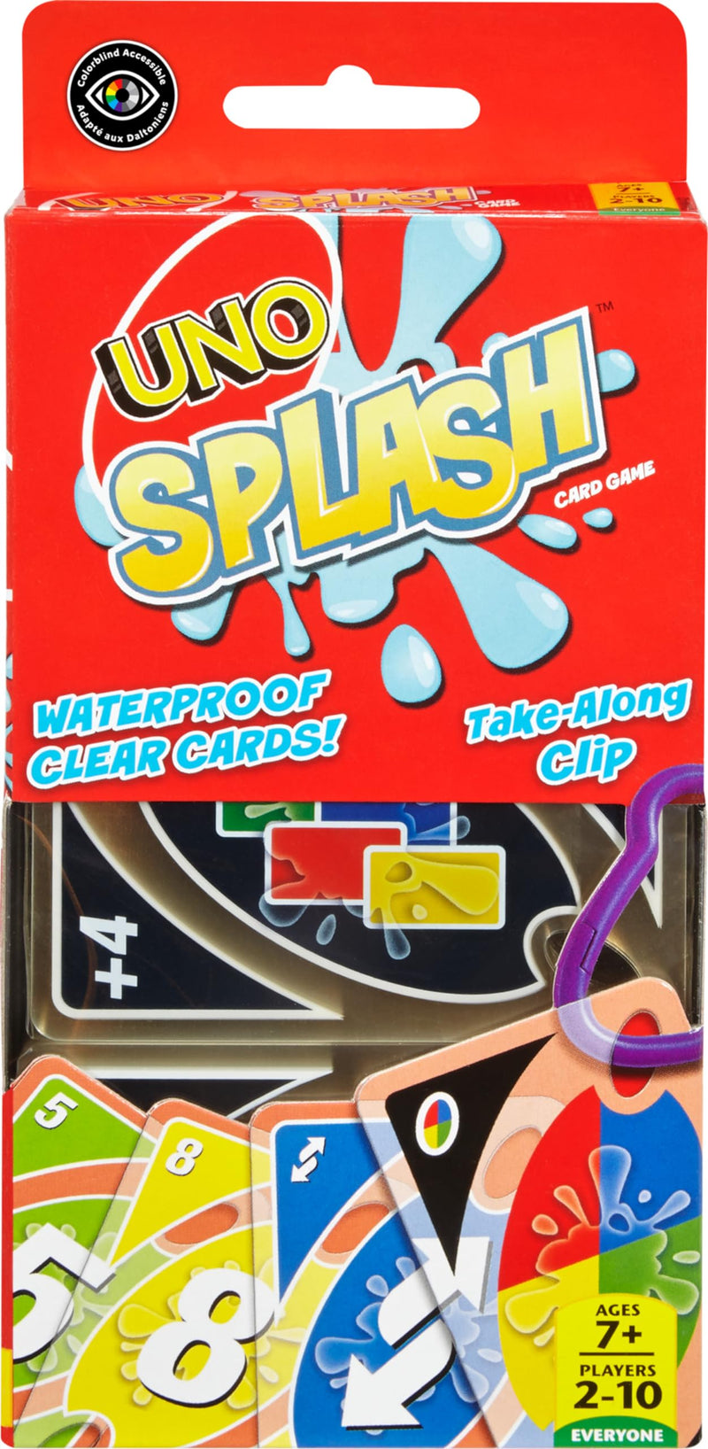 UNO Splash Waterproof Card Game