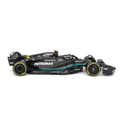 Bburago Mercedes-AMG W14 Lewis Hamilton #44 1:24 model – left side