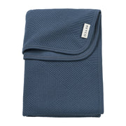 Meyco Baby Pure Flannel Baby Blankets – Indigo – product view