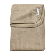 Meyco Baby Pure Flannel Baby Blankets – Taupe – product view