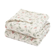 Meyco Baby Muslin Swaddle Blankets – Flower Multicolour – product view