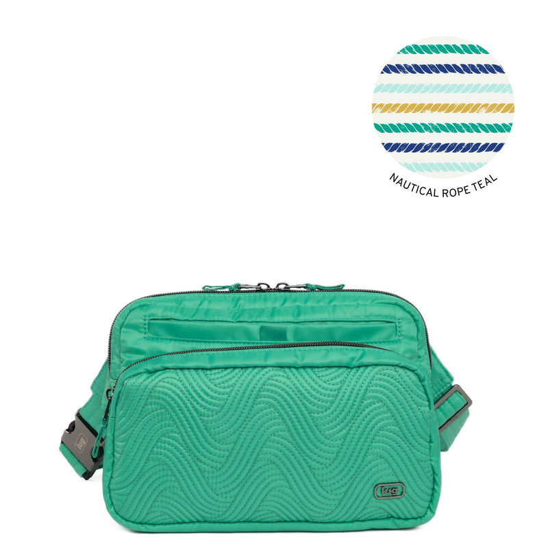 LUG - Double Back Belt Bag - OASIS TEAL - colour view