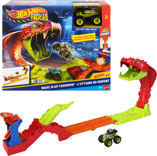 Hot Wheels - MONSTER TRUCKS - SNAKE BITE SLAM OUT
