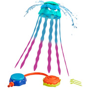 NERF – Super Soaker – Stomp & Soak Jellyfish Sprinkler – product and included accessories
