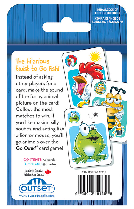 Outset Media - Go Oink! Jeu de cartes