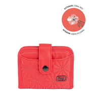 LUG Legacy Collection Minuet RFID Wallet - Coral Red