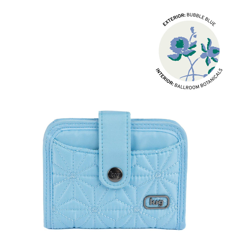 LUG Legacy Collection Minuet RFID Wallet - Bubble Blue