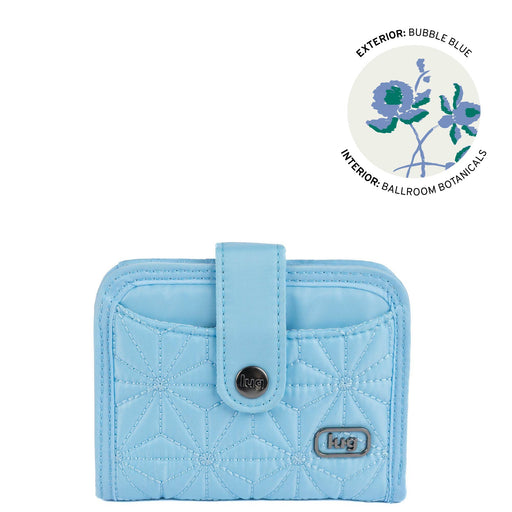 LUG Legacy Collection Minuet RFID Wallet - Bubble Blue