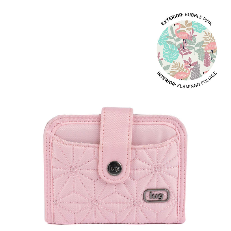 LUG Legacy Collection Minuet RFID Wallet - Bubble Pink