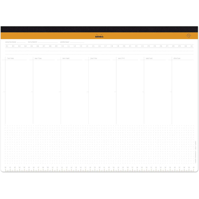 Undated Weekly Desk Pad 60 Sheets A3+ (16.5 x 12.2 in)