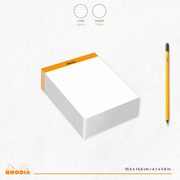 Dotted Grid Stapled Memopad N°13 240 sheets A6 (4.1 x 5.8 in)