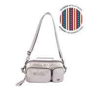 X-LUG - Switcheroo SE Crossbody Bag - METALLIC SILVER