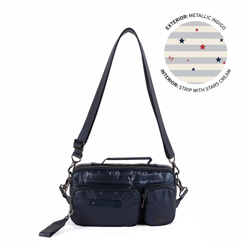 Switcheroo SE Crossbody Bag - METALLIC INDIGO | LUG