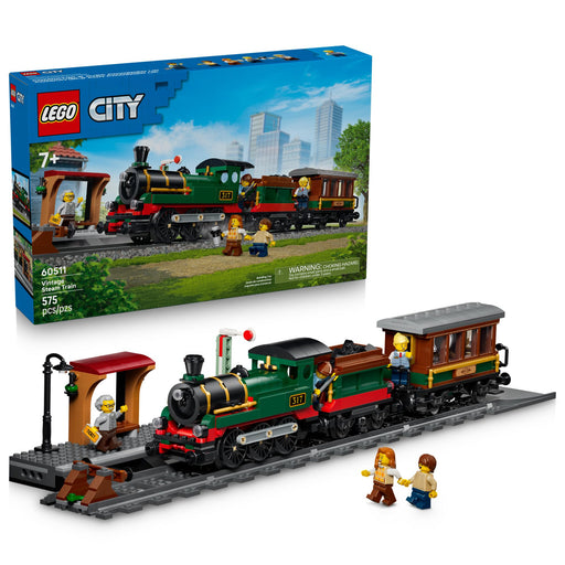 LEGO - 60511 - CITY - Vintage Steam Train  - 575pcs - F26