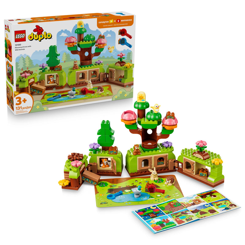 LEGO - 10480 - DUPLO - TOWN - Discovery Forest with Wild Animals - 131pcs - F26