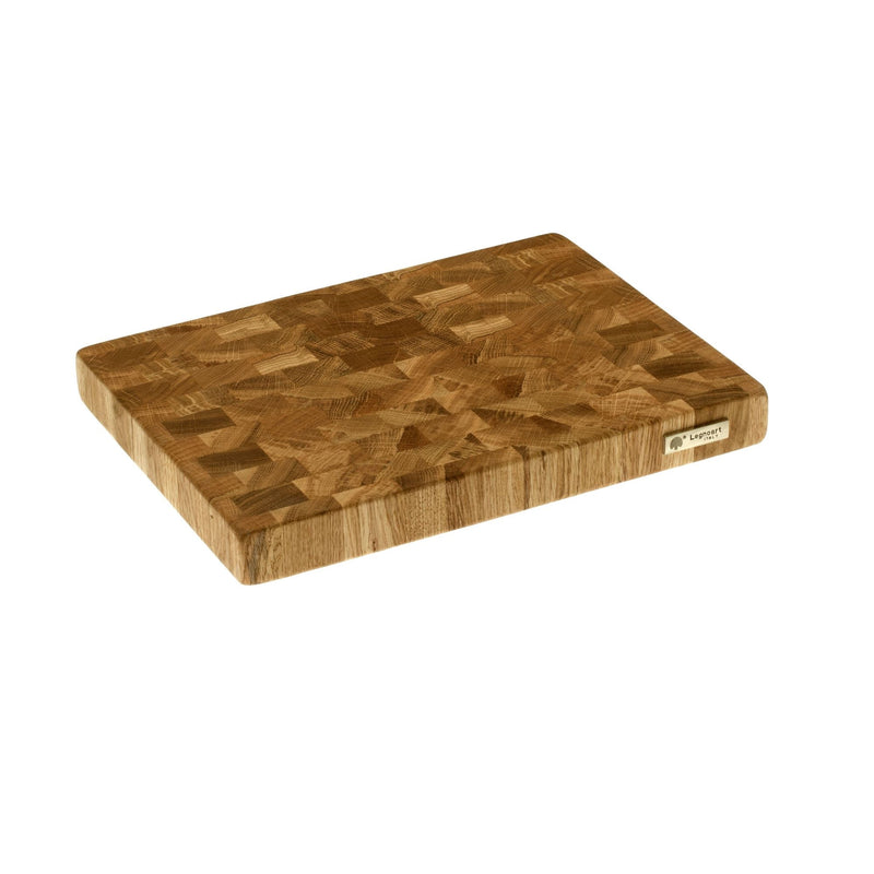 Legnoart - Butchers' Natural Oak Wood Chopping Block 49 cm