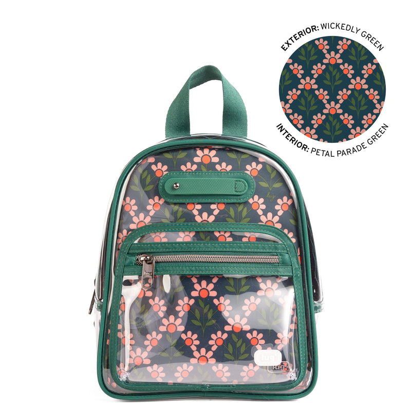 Jetliner Clearview Backpack - WICKEDLY GREEN | LUG