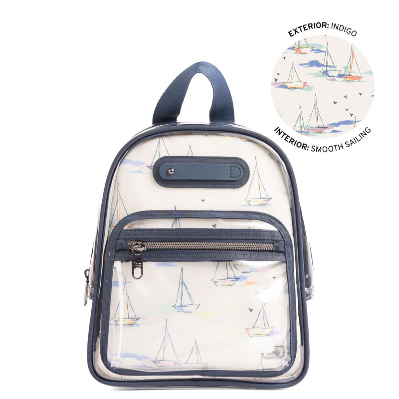 Jetliner Clearview Backpack - INDIGO | LUG