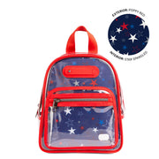 Jetliner Clearview Backpack - POPPY RED | LUG