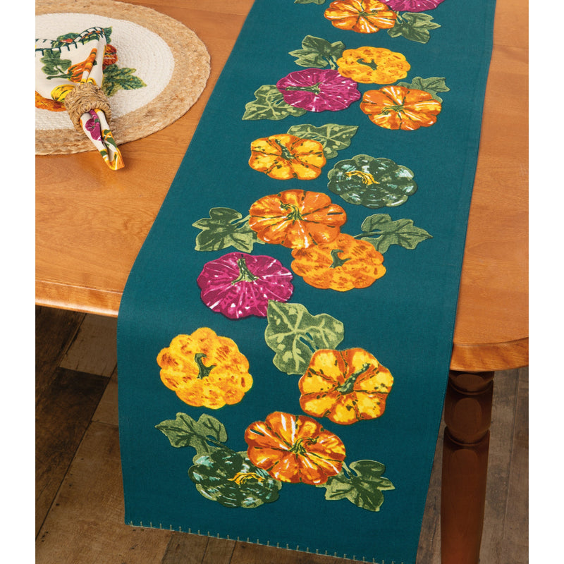 Now Designs - Harvest Gourds Table Runner - lifestyle