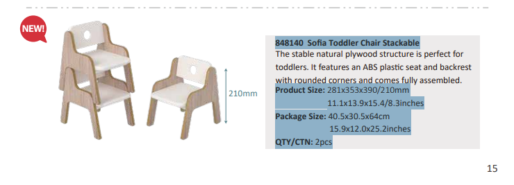 Beleduc - SOFIA TODDLER CHAIR