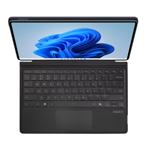 Adesso – Clavier Bluetooth pour Microsoft Surface Pro 3/4/5/6/7 corps en aluminium - Noir