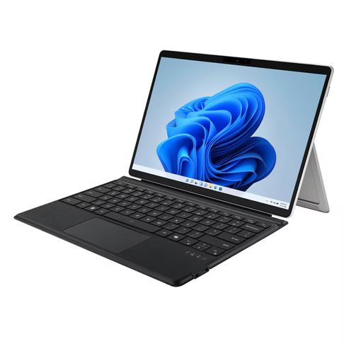 Adesso – Clavier Bluetooth pour Microsoft Surface Pro 3/4/5/6/7 corps en aluminium - Noir