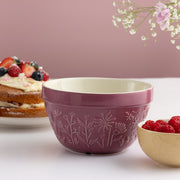 Mason Cash In the Meadow Rose Pudding Basin, Purple – product view
