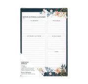 Pierre Belvédère - Planning Notepad - Flowers
