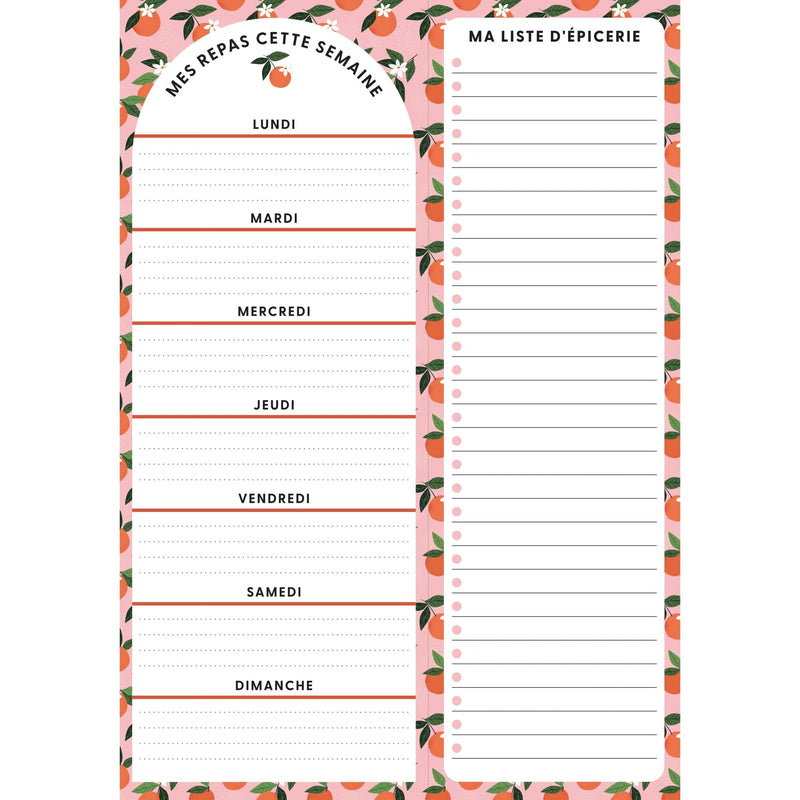 Pierre Belvédère - Planning Notepad - Oranges