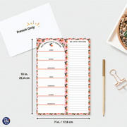Pierre Belvédère - Planning Notepad - Oranges