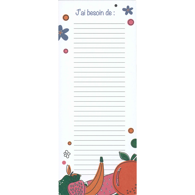NOTEPAD- ÉPICERIE