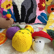 HAPPY PINEAPPLE DIY CROCHET KEY RING KIT
