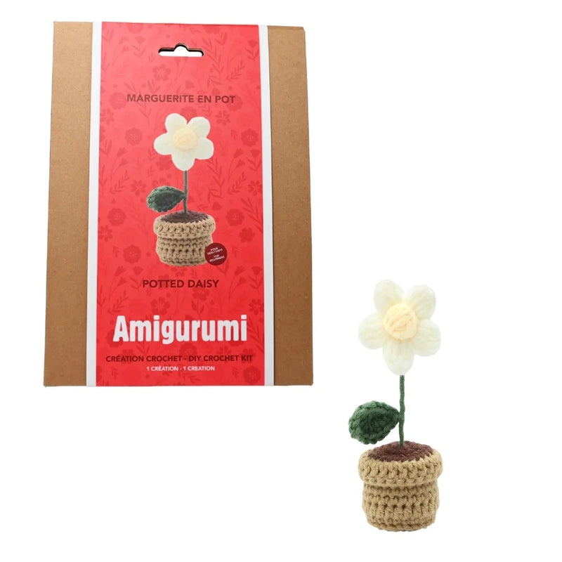 Broderie - POTTED DAISY DIY CROCHET KIT