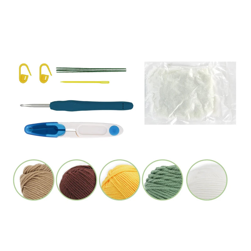 Broderie - POTTED DAISY DIY CROCHET KIT