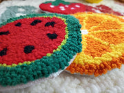 FRUITS PUNCH NEEDLE COASTER KIT