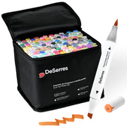 ALCOHOL DUAL-TIP MARKER SET – 120 PIECES