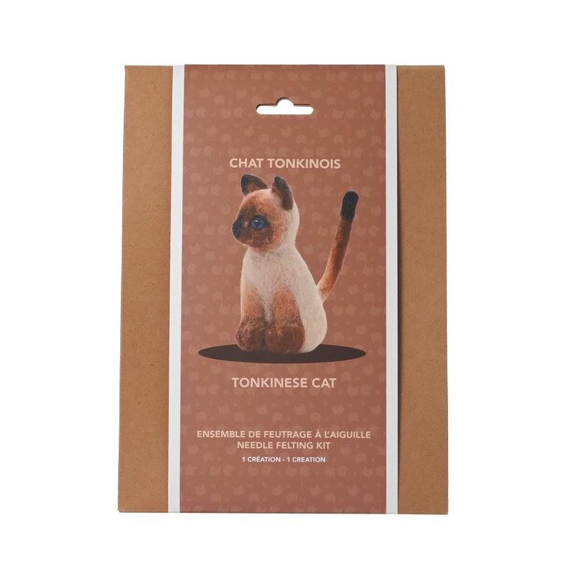 TONKINESE CAT NEEDLE FELTING KIT