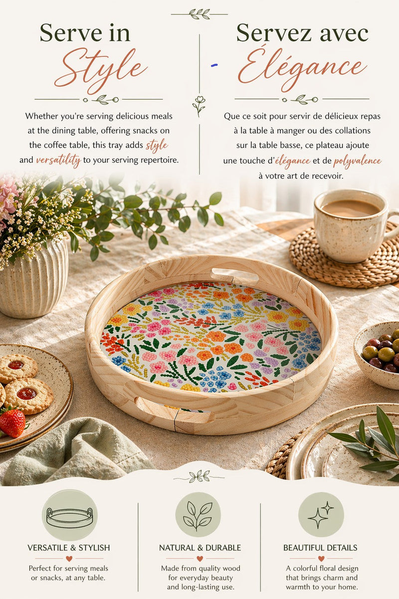 DIAMOND ART DIY TRAY- FLOWERS