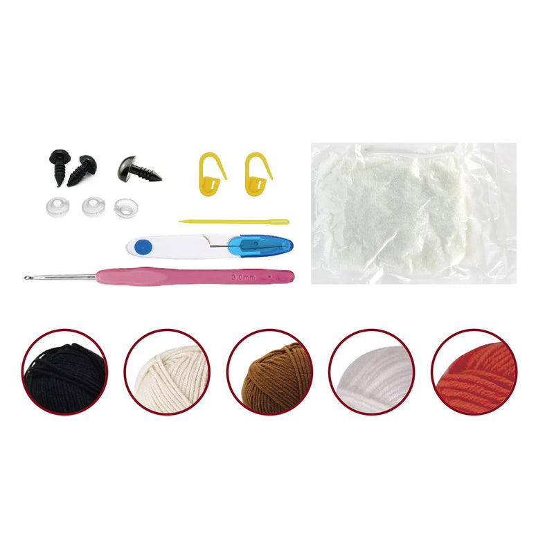 Broderie - KIT DE CROCHET À FAIRE SOI-MÊME HÉRISSON CŒUR