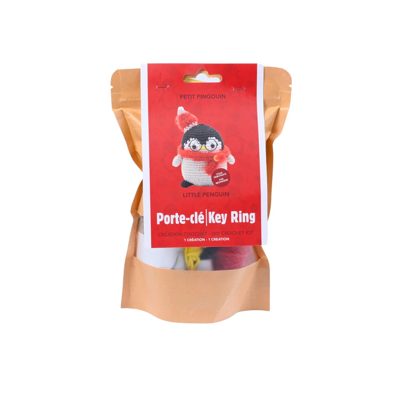 Broderie - HOLIDAY PENGUIN KEYCHAIN DIY CROCHET KIT