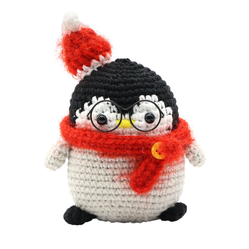 Broderie - HOLIDAY PENGUIN KEYCHAIN DIY CROCHET KIT